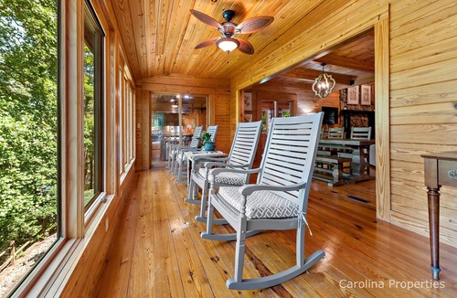 Mill Spring Cabin | Lake Adger Lakefront, Hot Tub - Big Cat Mountain House by Carolina Properties
