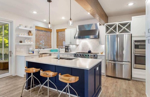 South Haven House | Lakefront A-Frame Estate | Private Beach | Hot Tub