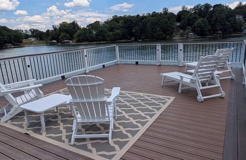 Goodview House | Lakefront Escape: hot tub, endless views, deep water dock, gentle walk to water