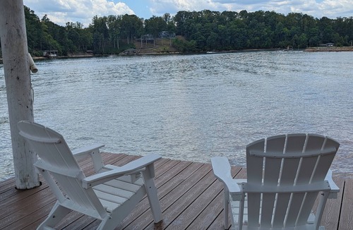 Goodview House | Lakefront Escape: hot tub, endless views, deep water dock, gentle walk to water