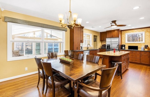 Jamestown House | Lakefront Retreat with Private Indoor Heated Pool