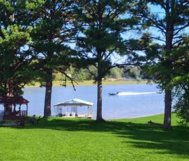 Cadiz House | Lakefront Retreat with Fire Pit & Private Boat Dock, no steps to water! 3BR, 2BA