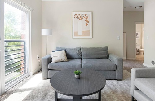 Chillum Apartment | Landing | Chic 2BD, Courtyard, Pool