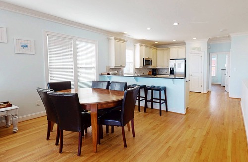 Kure Beach House | Large Townhome w/Ocean View, Near Beach, Food + Pier, 2 Decks, Elevator, Dogs OK