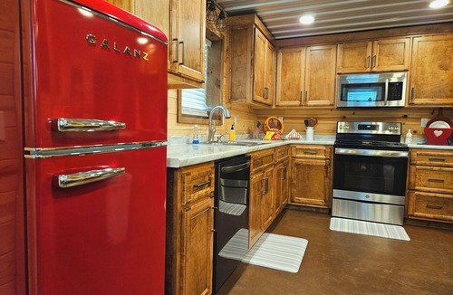 Bryant Cabin | LIBERTY LODGE - Beautiful 2-bed 2-bath Cabin w/Fast WiFi, AC & IN UNIT Laundry