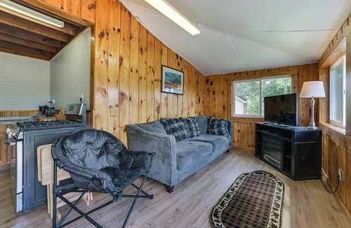 Lupton Cabin | Lupton Cabin w/Fire Pit: Walk to George Lake!