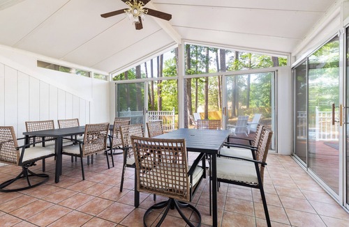 Durham House | Luxe 4BR Estate Hot Tub, Game Room, Piano