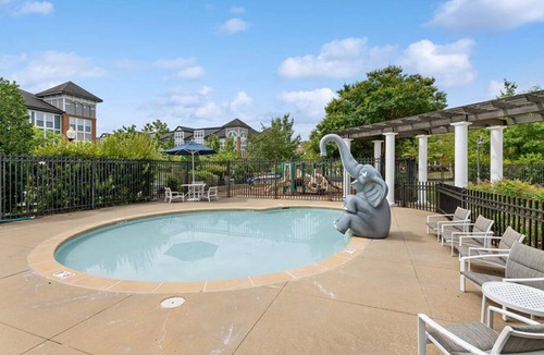 St. Charles House | Luxury 4-Level Townhouse, Pool Access, 2 Balconies