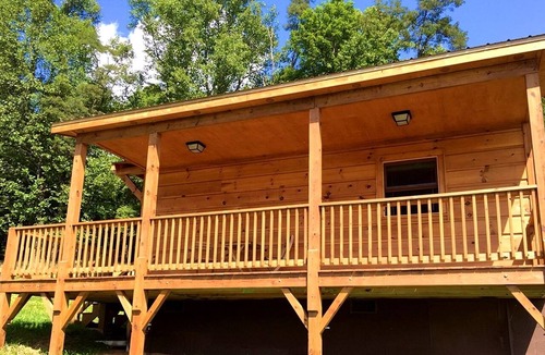 Purlear Cabin | Modern and Romantic Cabin Rental for Couples near Cascade Falls, North Carolina