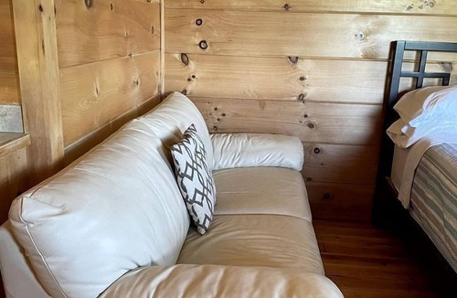 Purlear Cabin | Modern and Romantic Cabin Rental for Couples near Cascade Falls, North Carolina