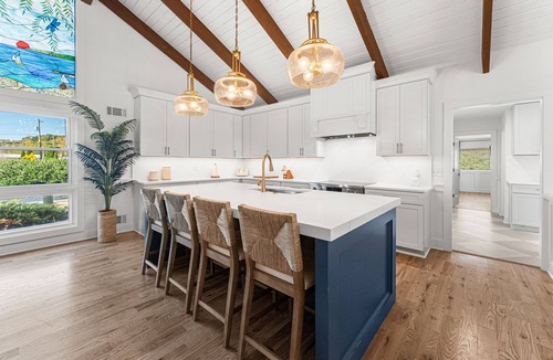Sharps House | Modern luxury estate with private beach & dock!