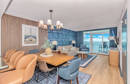 Downtown Myrtle Beach Condo | Modern Oceanfront 1BR 18th Fl | Balcony & Views