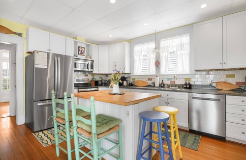 Cape Charles House | Moontide | Historic Cape Charles Home Walk to Beach & Park, Screened Gazebo + Pet Friendly