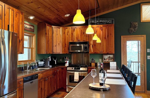 Baker House | Mountainside Home in Lost River - Hot Tub, Sprawling Decks, Spacious