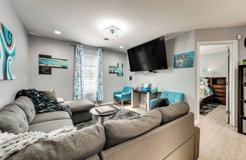 Concord Apartment | Near Speedway & Shops: Concord Apt w/Shared Yard!