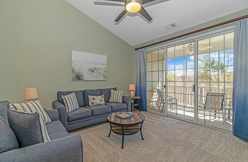 North Myrtle Beach Apartment | New! Barefoot Resort, Pools, Golf, 5 min to beach