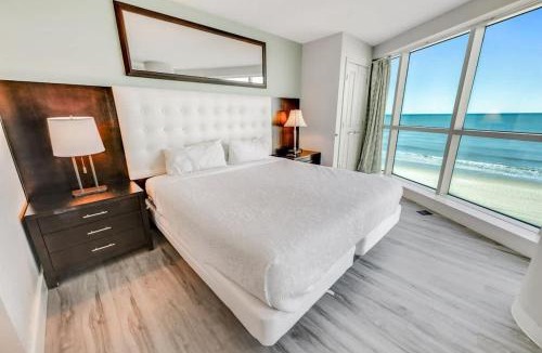 Downtown Myrtle Beach House | New Corner Suite 2BR, Direct Ocean and City Views