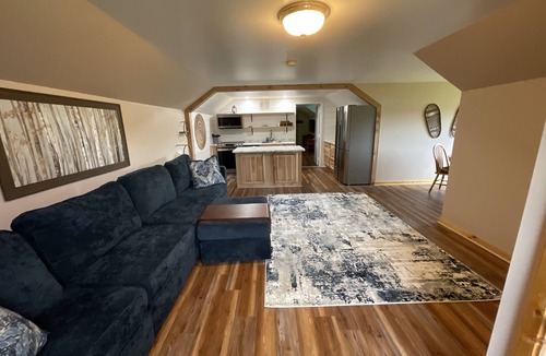 Tomahawk House | Northwoods waterfront upper one bedroom unit on the Spirit River Flowage.