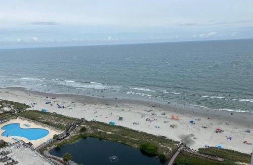 Myrtle Beach Apartment | Ocean View Studio Amazing Amenities in Surfside