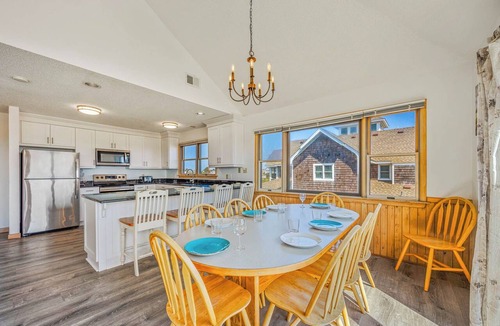 Salvo House | Oceanfront Dog Friendly Home with Private Pool, Hot Tub, Game Room, Basketball