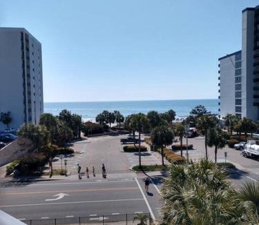 Myrtle Beach Apartment | OCEANVIEW END UNIT w/ Elevator Bluewater Villa II