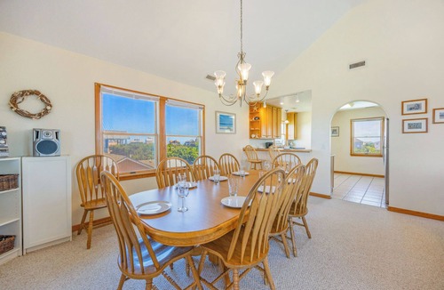 Salvo House | Oceanview Home with Private Pool, Hot Tub, Game Room, and Screened Porch