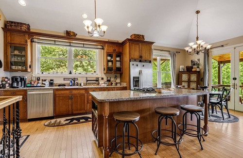 Bryson City House | Panoramic Mountain Retreat Sleeps 10 Hot Tub 4 Fireplaces Waterfalls Nearby