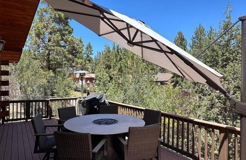 Whispering Forest Cabin | Peaceful Rustic Escape, Cool Deck with Firepit Table - No Better Escape than Our Private Lot - 3BR w/Game Loft, Pac Man tabletop games console!