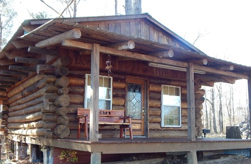 Greensboro Cabin | Peaceful, Rustic Log Cabin with fishing.