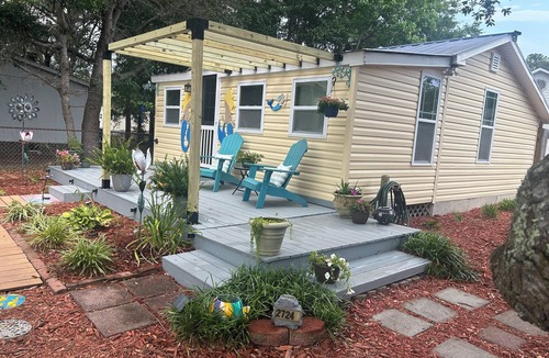Supply House | Pet Friendly Separate Fee, enjoy fenced in yard, outdoor shower, fire pit