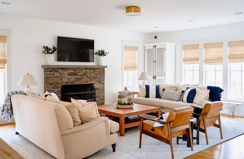 Lakeside House | Pool + Hot Tub | Fire Pit | Walk to Beach