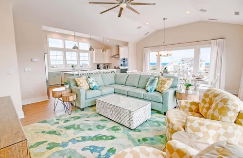 Salvo House | Premier Oceanside Dog Friendly w/Pool, Elevator, Hot Tub, Golf Simulator, More!