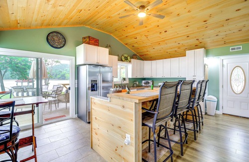 Hiwassee House | Private Beach! Home w/2 Guest Cabins in Hiwassee