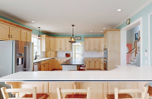 Sneads Ferry House | Private Dock! Ocean & ICW views! Hot tub! Steps to the beach. Dogs ok.