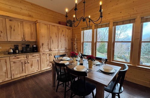 Waynesville Cabin | Private + Serene + Mountain Views + Easy Winter Access + Hot Tub + Fire Pit