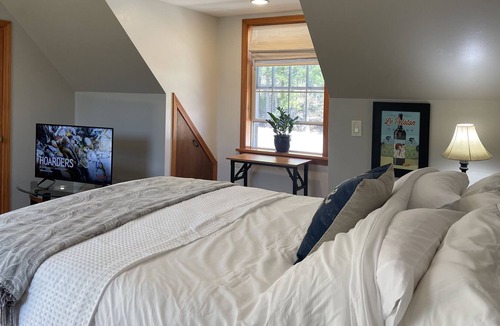 Wolfeboro House | Private Spacious & Sunny Bedroom and Bath in home