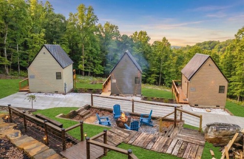 Lupton City House | Rally House Pickleball Cabin by Red White & Blue Views