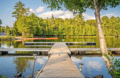 Oquossoc House | Rangeley Lakefront 3BR | Private Dock, Dogs OK