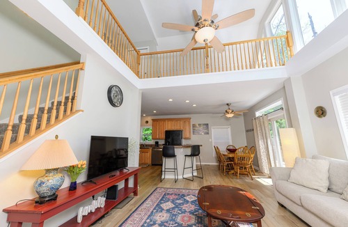 Sylva House | Relaxing beach on river, near Western Carolina University