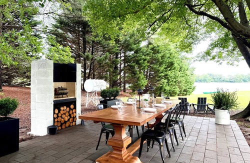 Mount Holly House | River Haven — Firepit, Hot Tub, Views, Amenities Galore!