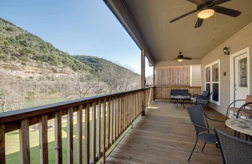 New Braunfels House | River View - Guadalupe Riverfront Home w/Large Deck & Direct River Access!
