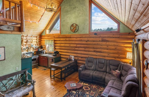 Eagle Rock Cabin | Riverfront Cabin w/Fire Pit - Pet Friendly - Near Table Rock Lake