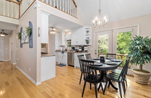 Whiteside Cabin | Riverfront Hideaway: Hot Tub, Screen Room, Family Friendly, River Views