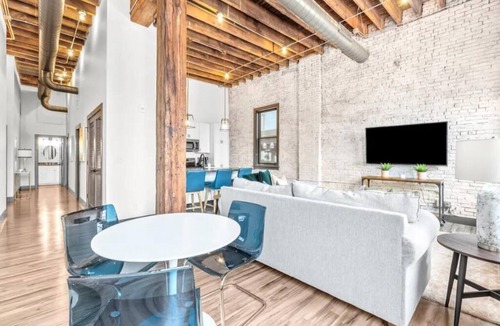 Downtown St. Louis Apartment | Riverfront Loft, Arch/Convention Center/Casino/Stadium