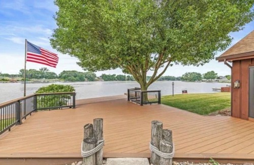 Mishawaka House | Riverfront Retreat: Pool, fishing & Norte Dame nearby