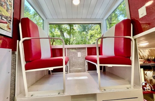 Clyde House | Romantic Caboose Great for Glamping Experiences in North Carolina