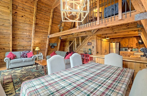 Dillard House | Rustic A-Frame Cabin in the Heart of the Smokies