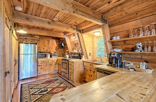Dillard House | Rustic A-Frame Cabin in the Heart of the Smokies