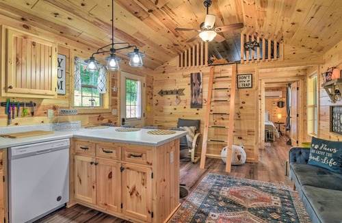 Cub Run Cabin | Rustic Lakeside Retreat w/ Fire Pit, Trails!
