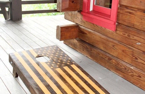Clyde Cabin | Rustic-Modern Log Cabin Getaway: Family-Friendly, Quiet Ranch, Wildlife at Your Door in Clyde, North Carolina